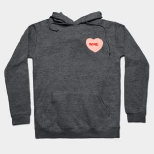 Conversation Heart: Wine Hoodie